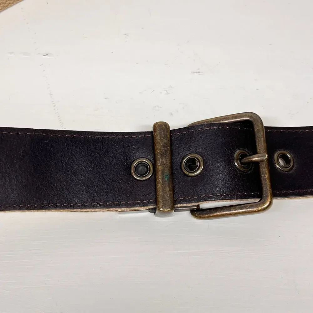 Relic G7 Canvas Leather Reversible Belt Unisex Size 40